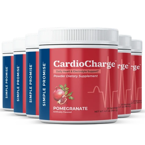 CardioCharge six-bottle heart health and circulation bundle